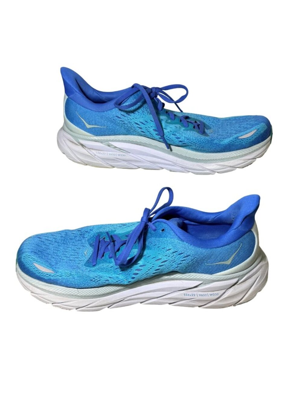 HOKA Clifton 8 Men's 10 1/2 Ice Bluie